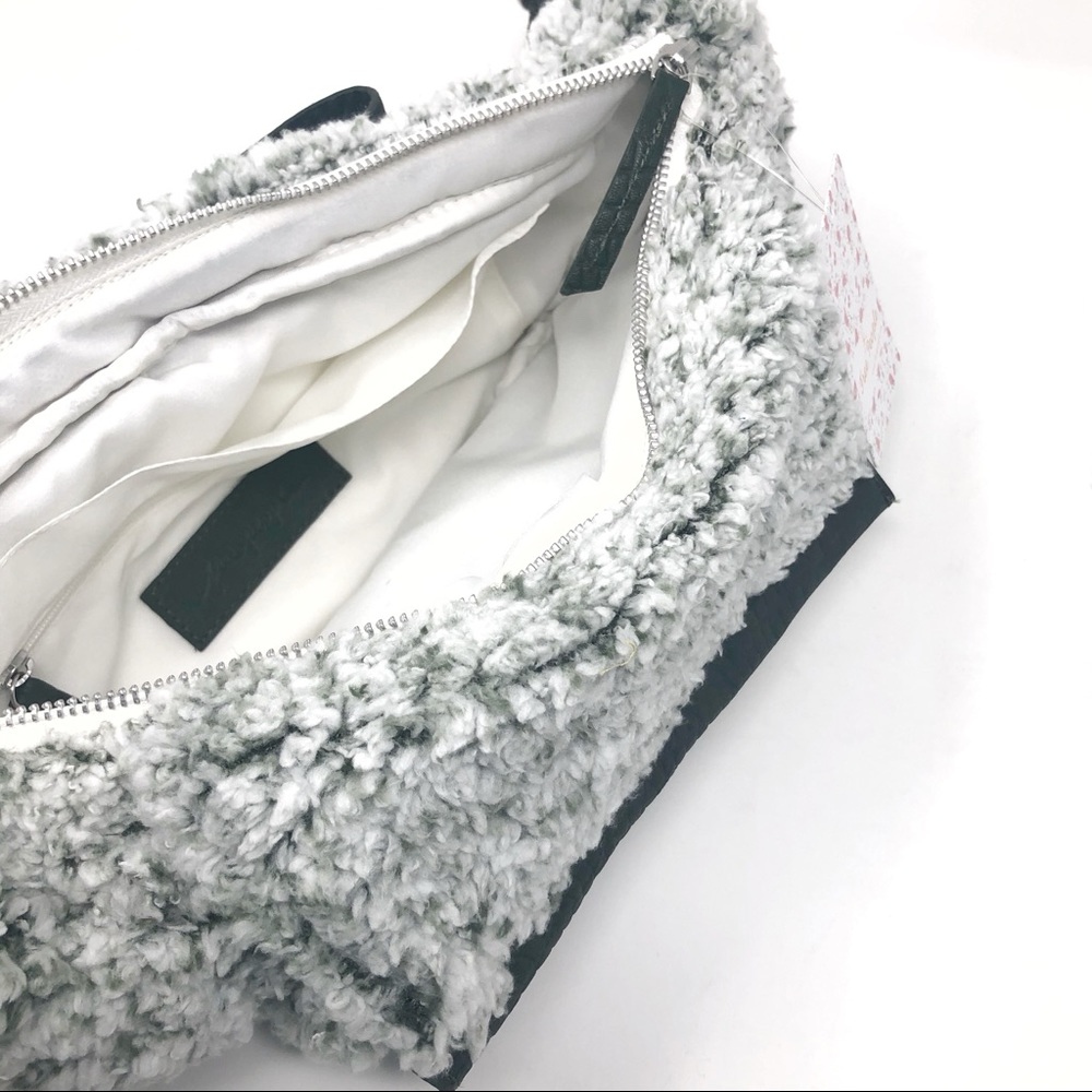 FREE PEOPLE Cozy Up Sling Bag Faux Fur Fanny Pack - Picture 3 of 5